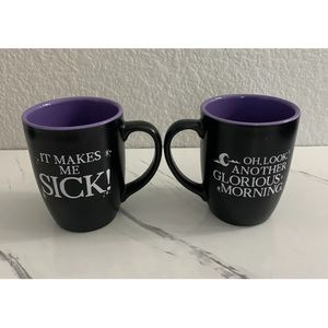 Disney D23 Hocus Pocus Quotes 25th Anniversary 2 Coffee Cup Mugs NEW